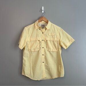 L.L. Bean Yellow Button Down Shirt